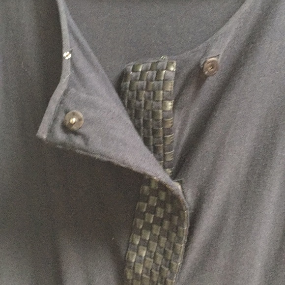 Carlisle Collection Leather Trim Sweater - Picture 7 of 10